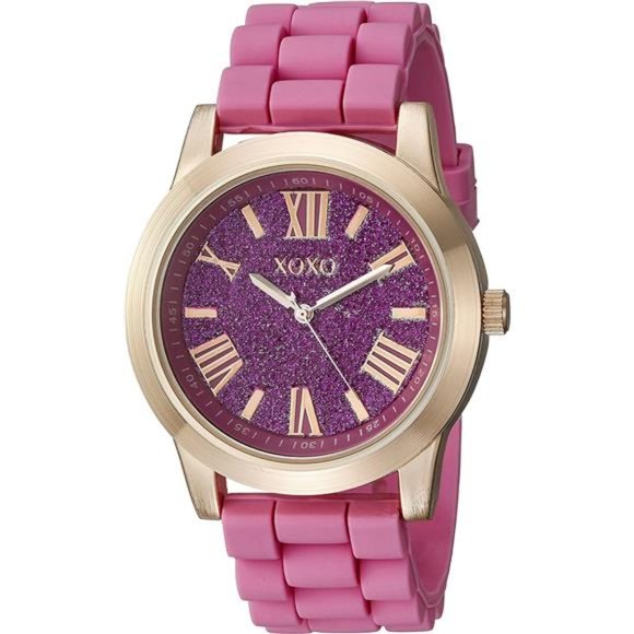Women's  Rose Gold-Tone and Pink Alloy Watch - Picture 1 of 3